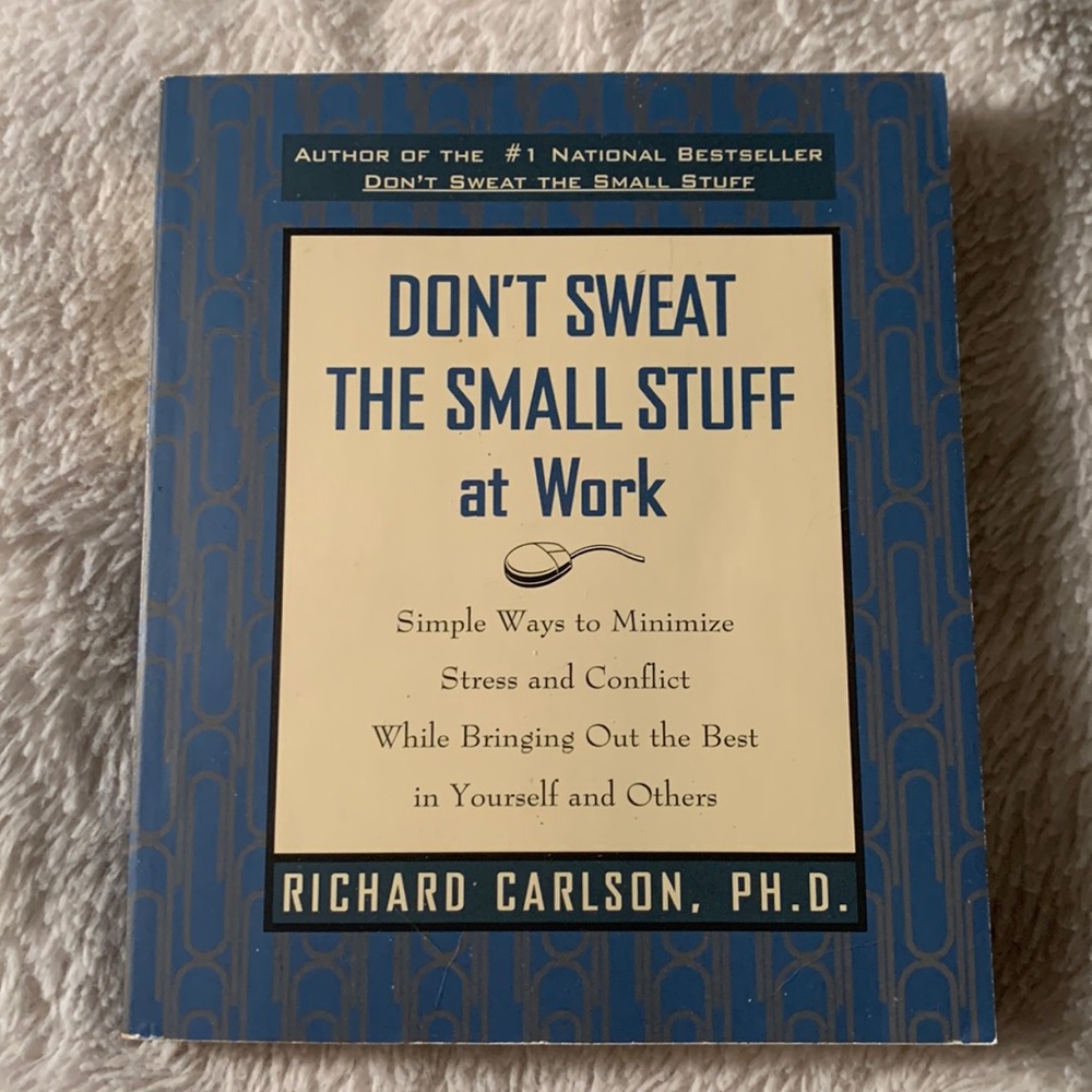 🧚🏿‍♂️3/$12🧚🏿‍♂️Don’t Sweat the Small Stuff at work